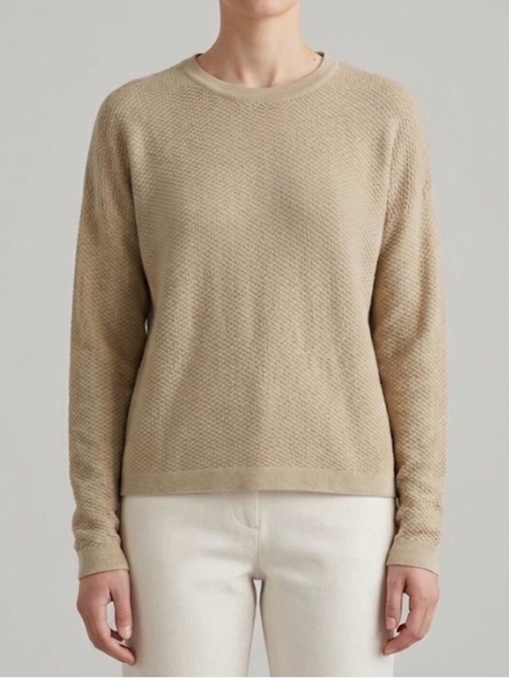 Twik Waffle Knit Long Sleeve Top